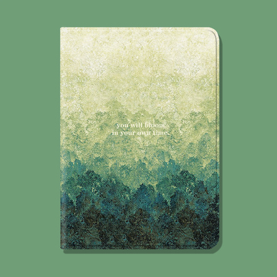 绿色山恋ipad保护套带笔槽防摔软