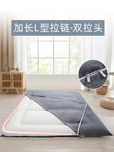 20191220纯棉防床罩单双人床笠床套垫保护拉链尘式 滑固定乳胶垫床