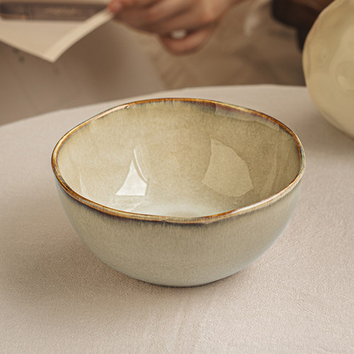 悠瓷5.5英寸陶瓷面碗饭碗家用