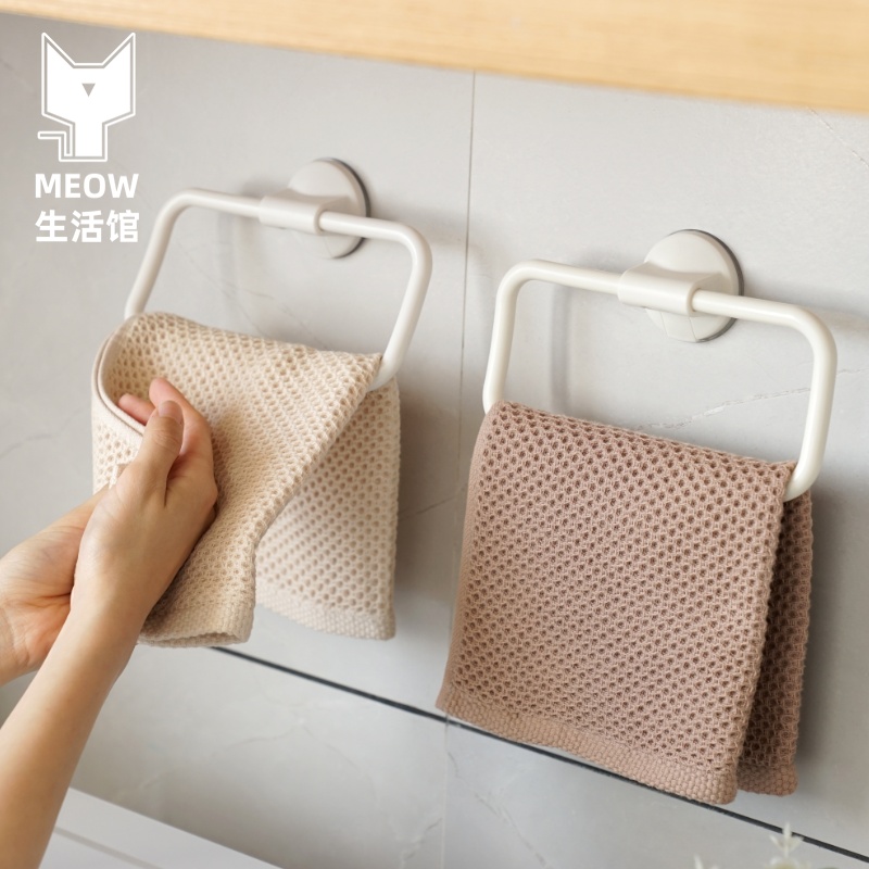 免打孔卫生间毛巾架厨房抹布架