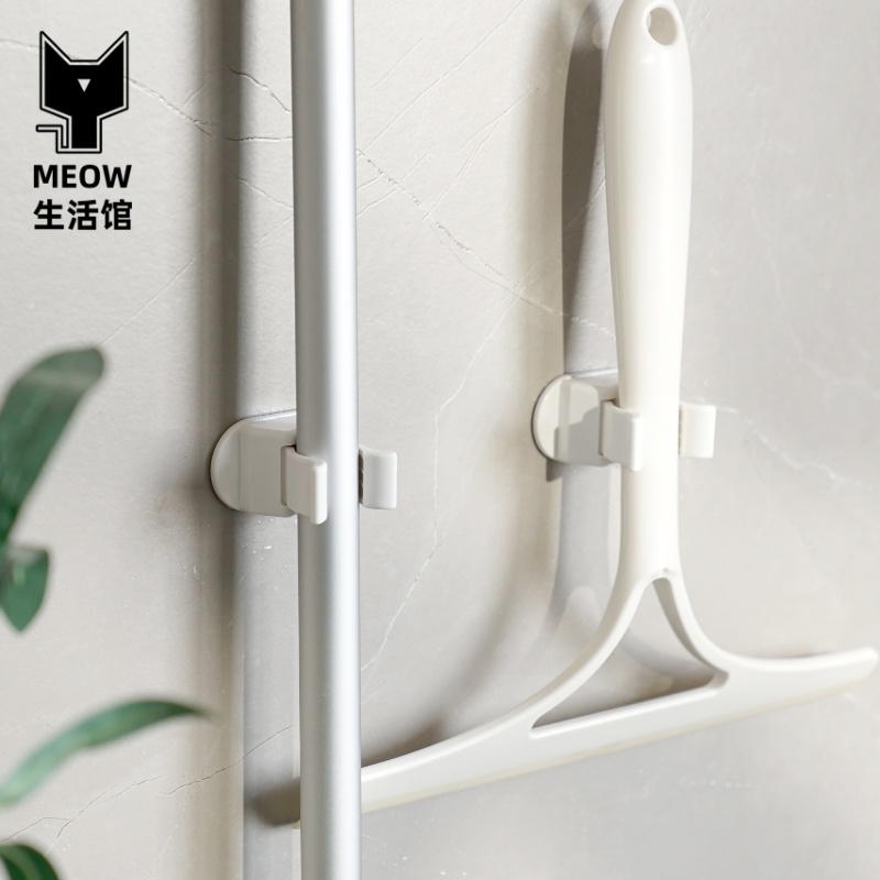 免打孔拖把挂钩强力扫把壁挂夹