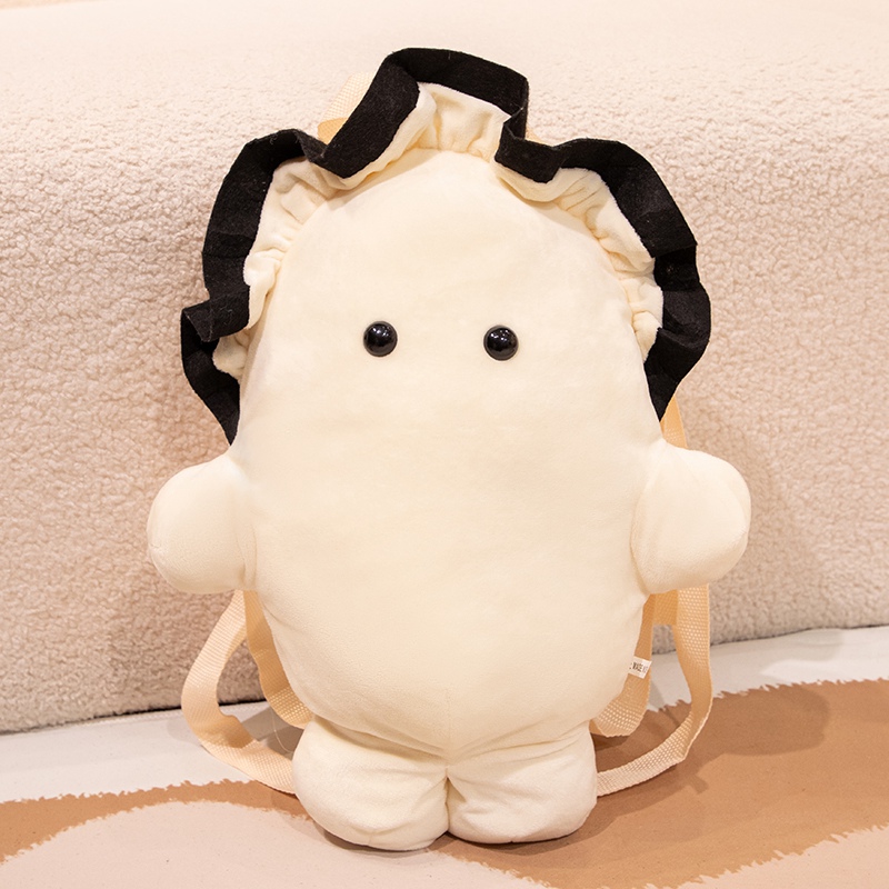 可爱卡通牡蛎生蚝毛绒玩具单肩包