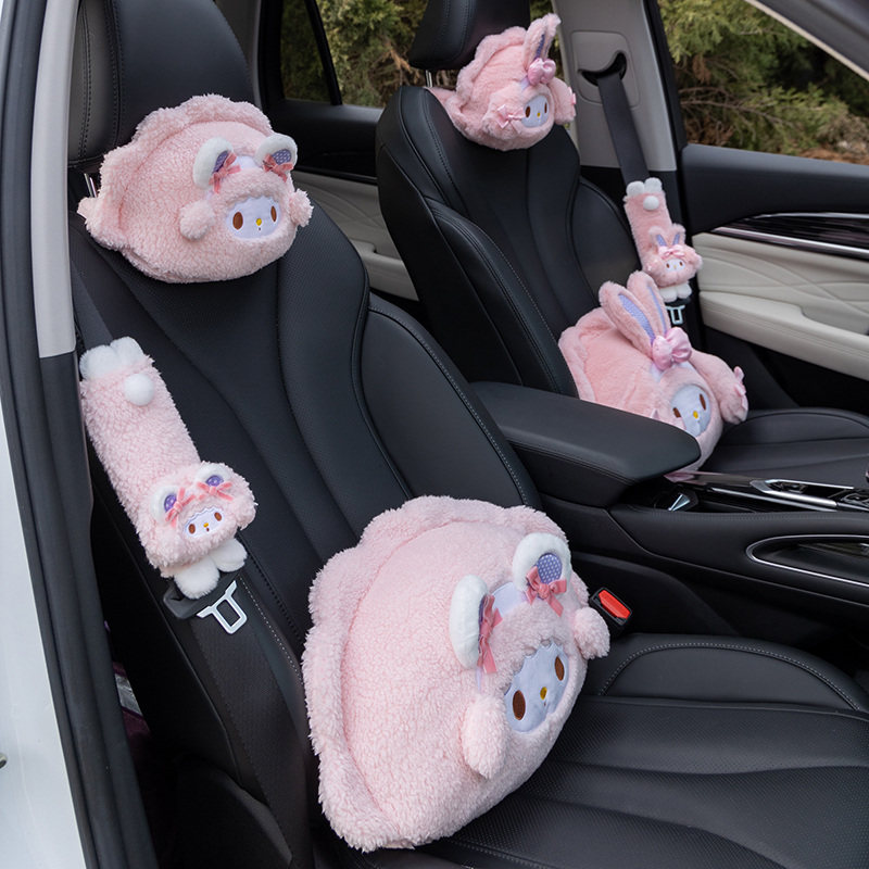 可爱卡通毛绒汽车用头枕护颈枕车载座椅靠垫护腰靠背腰垫车内装饰,汽车用品/电子/清洗/改装,头枕,淘宝优惠券,粉丝福利购,淘宝优惠卷