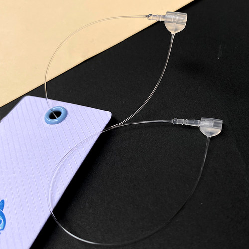 高档服饰吊绳塑料扣绳高级胶绳