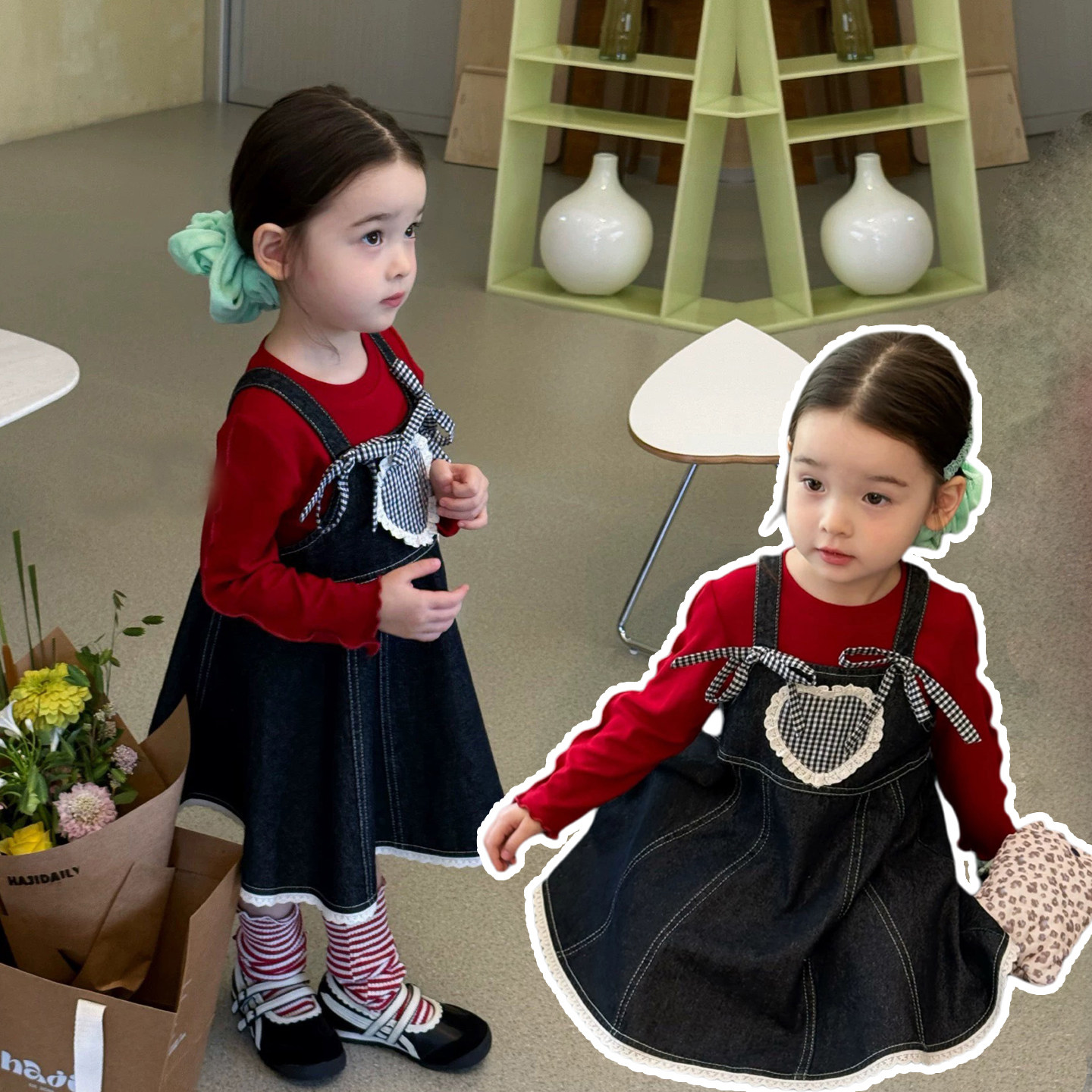 女童牛仔连衣裙春夏2026韩版女宝水洗牛仔裙背心裙吊带裙森系裙子,童装/婴儿装/亲子装,连衣裙,淘宝优惠券,粉丝福利购,淘宝优惠卷