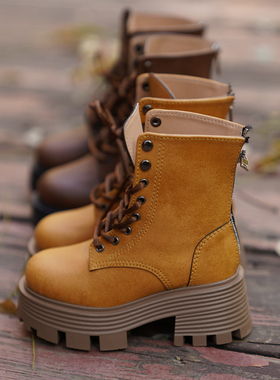 BJD娃鞋ID75壮叔、三分男美拉德系马丁靴四分六分机车靴 现货