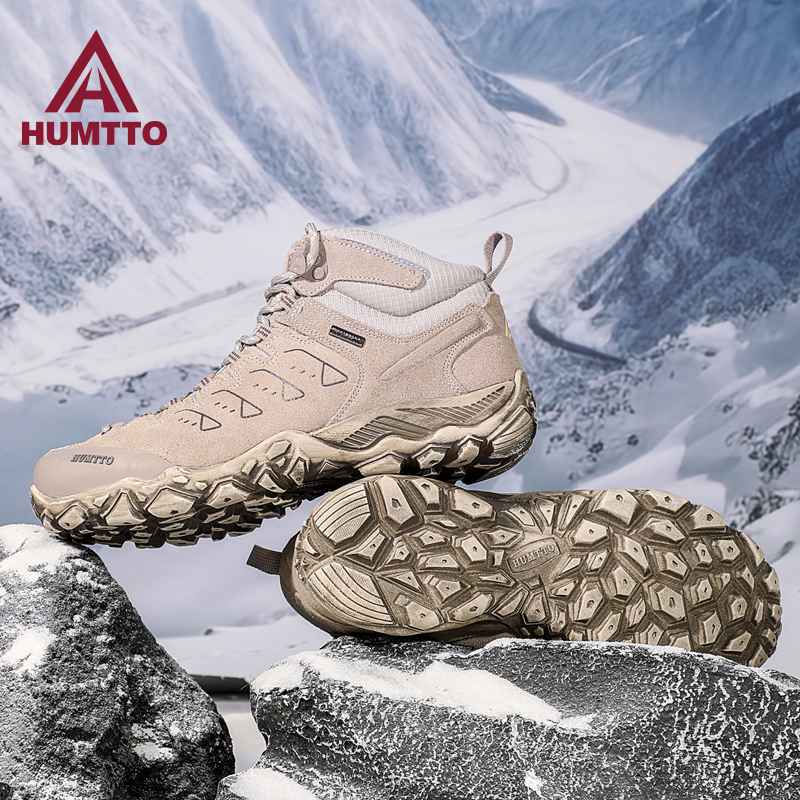 悍途保暖防寒登山雪地靴加绒男鞋