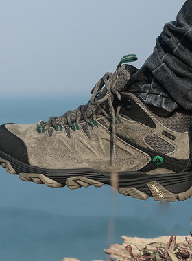 悍途登山鞋男秋冬防泼水防滑专业高帮耐磨徒步鞋女战术越野户外鞋