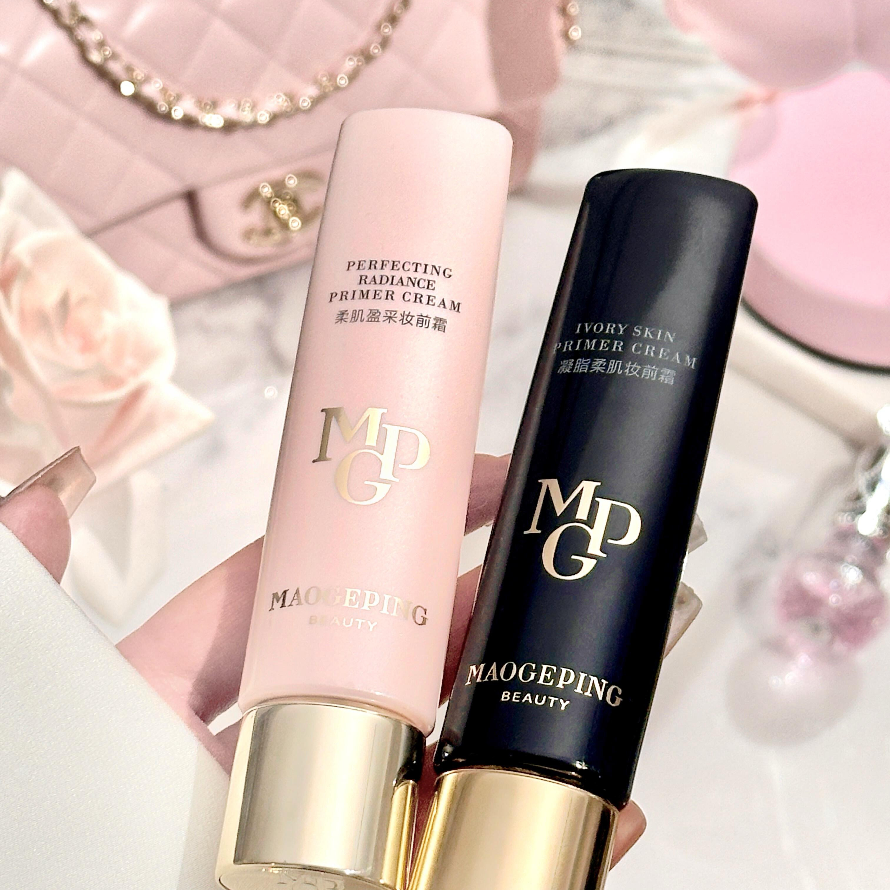 重磅新品！毛戈平柔肌盈采妆前霜妆前粉衣皮肤衣脸部素颜霜提亮