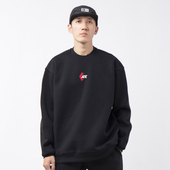 ATK hiphop说唱滑板潮 街舞嘻哈刺绣宽松小领口长袖 bboy 重磅卫衣