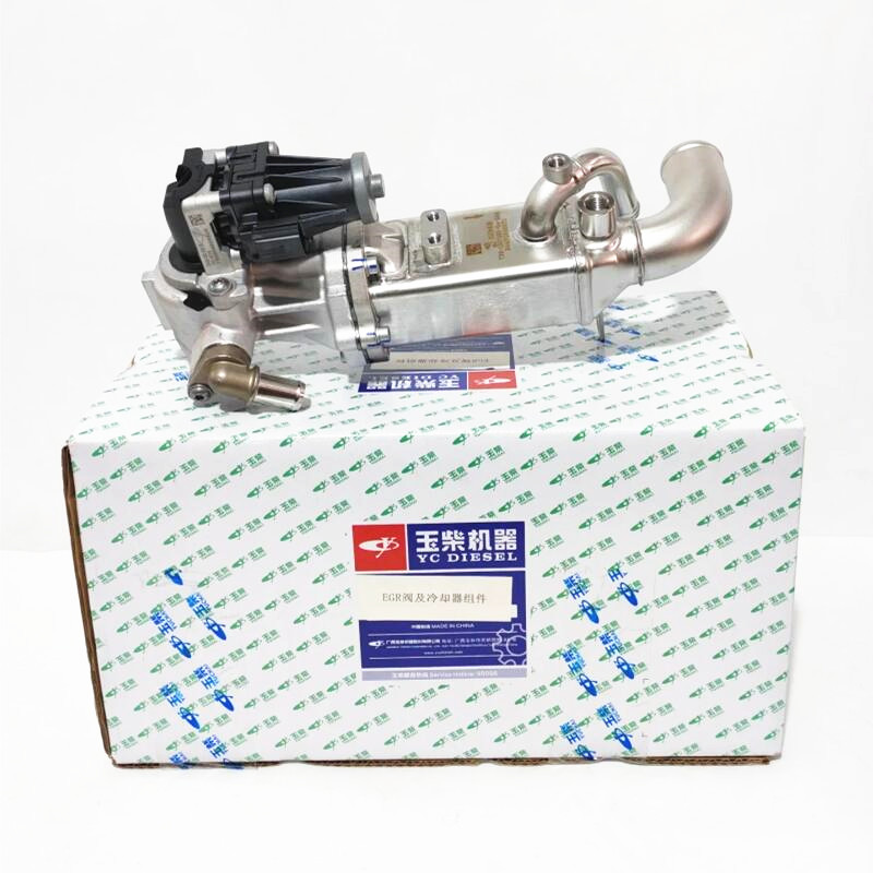 汽车配件玉柴国六发动机EGR冷却器及EGR阀总成Y30-1207160