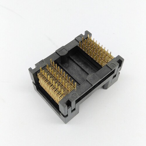 TSOP56芯片测试座 IC老化座 IC354-0562-010下压座弹跳座