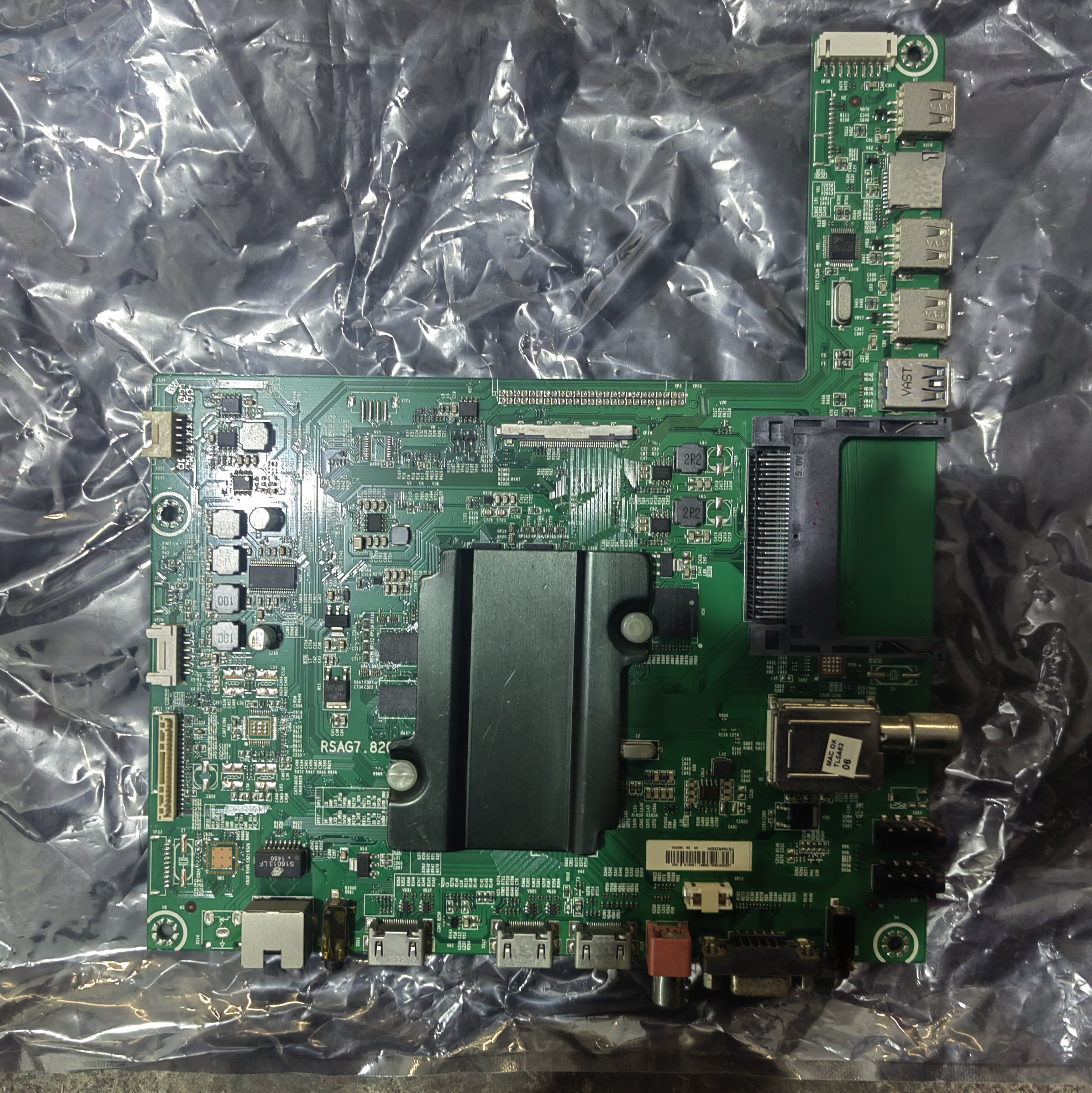 原海信LED50K380U(BOM6)180018主板RSAG7.820.6166屏HE500HU-B51