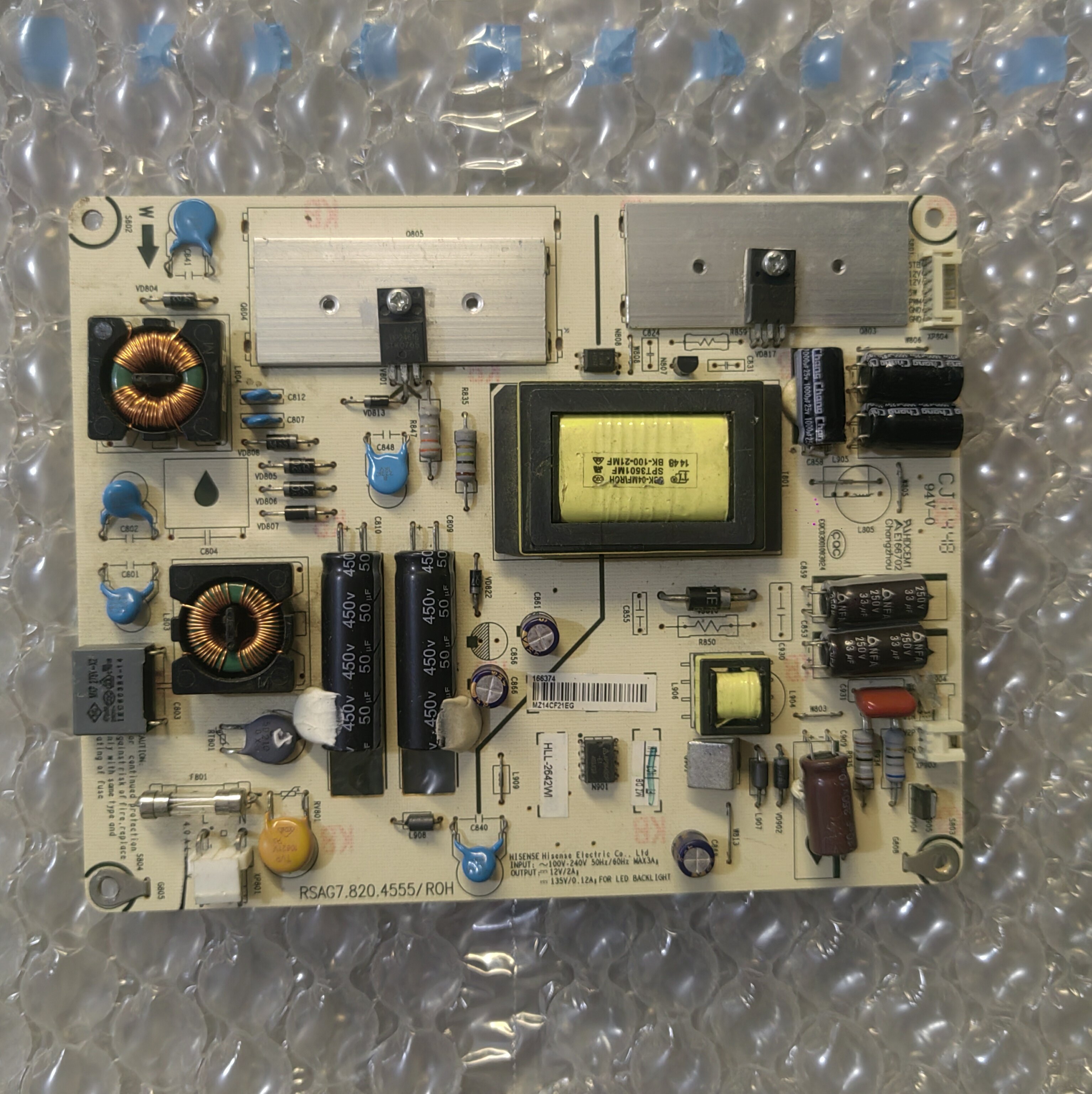 原装海信LED32K01 LED32K300 LED32K311电源板RSAG7.820.4555