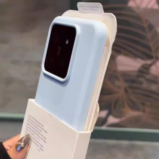 液态硅胶防摔大孔手机壳适用IQOOZ11Turbo散热Z10Turbo亲肤Z9长续航版 简约纯色防滑男女ins风 15情侣Neo11新款