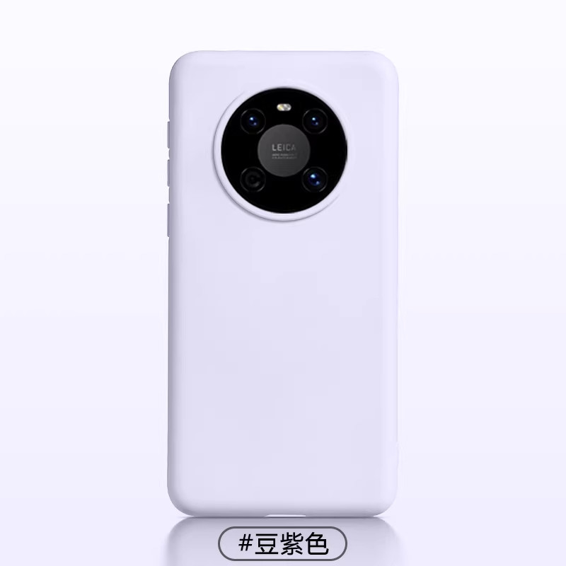 适用华为Mate40pro液态硅胶大孔Mate80promax防摔手机壳70pro+肤感mate60软糯耐脏植绒小众多巴胺网红款超薄