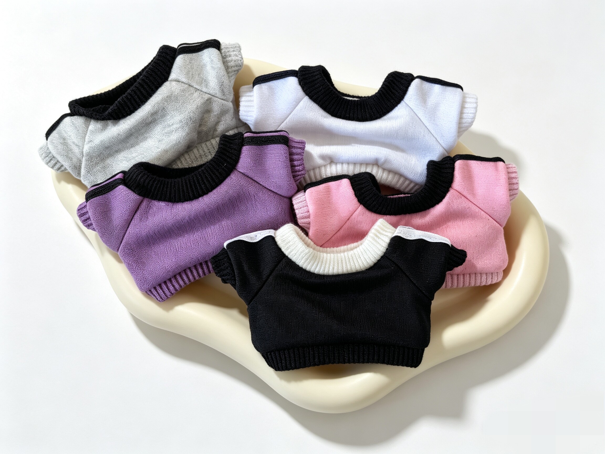 10cm15cm20cm棉花娃娃衣服针织卫衣钥匙扣毛绒公仔着替衣娃衣