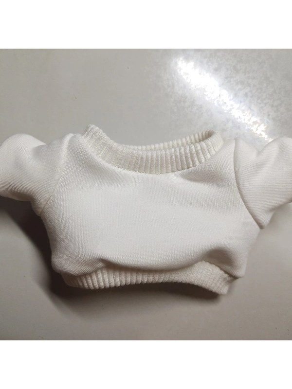 可定制颜色10厘米20厘米40厘米棉花娃娃衣服无帽卫衣纯色休闲替换