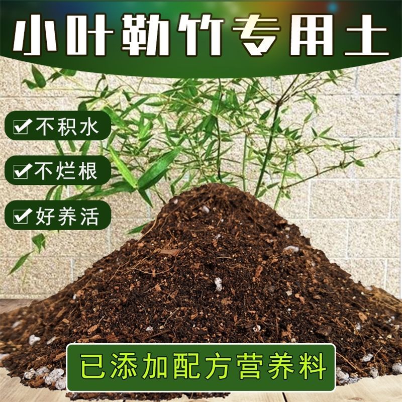 簕竹专用土腐殖酸性沙质土小叶勒竹子营养土盆景盆栽通用花泥土壤