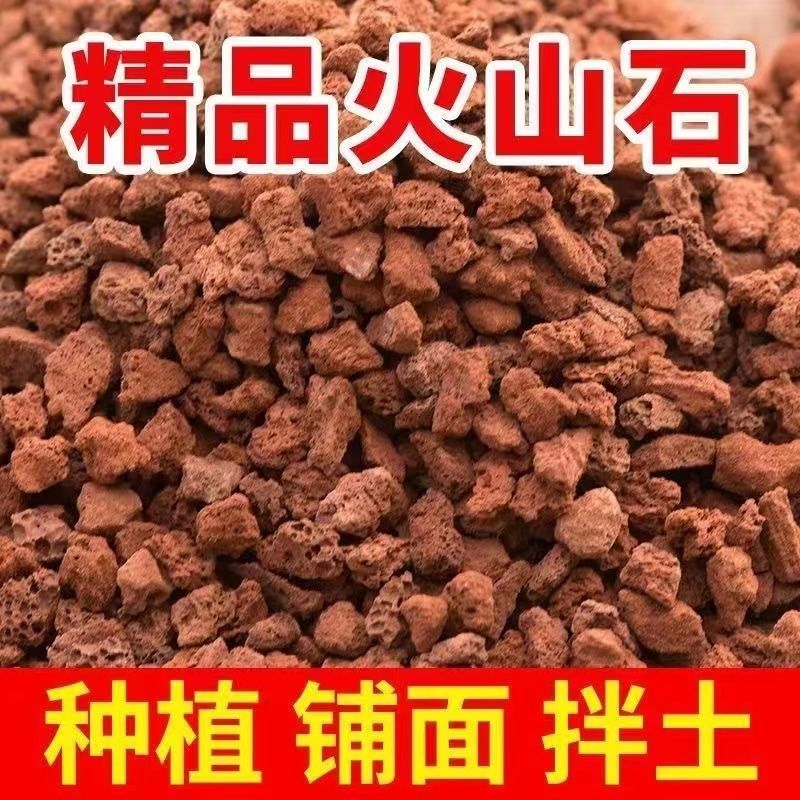 火山石颗粒兰花专用铺面石营养土多肉盆栽火山岩底沙透气鱼缸布景
