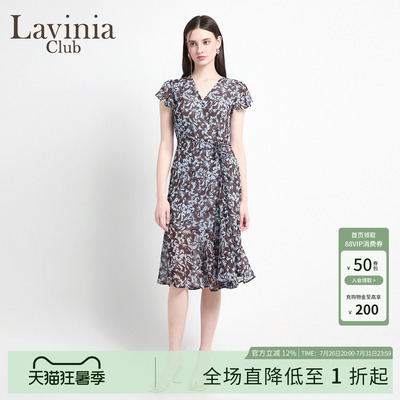 拉维妮娅连衣裙新款优雅夏季
