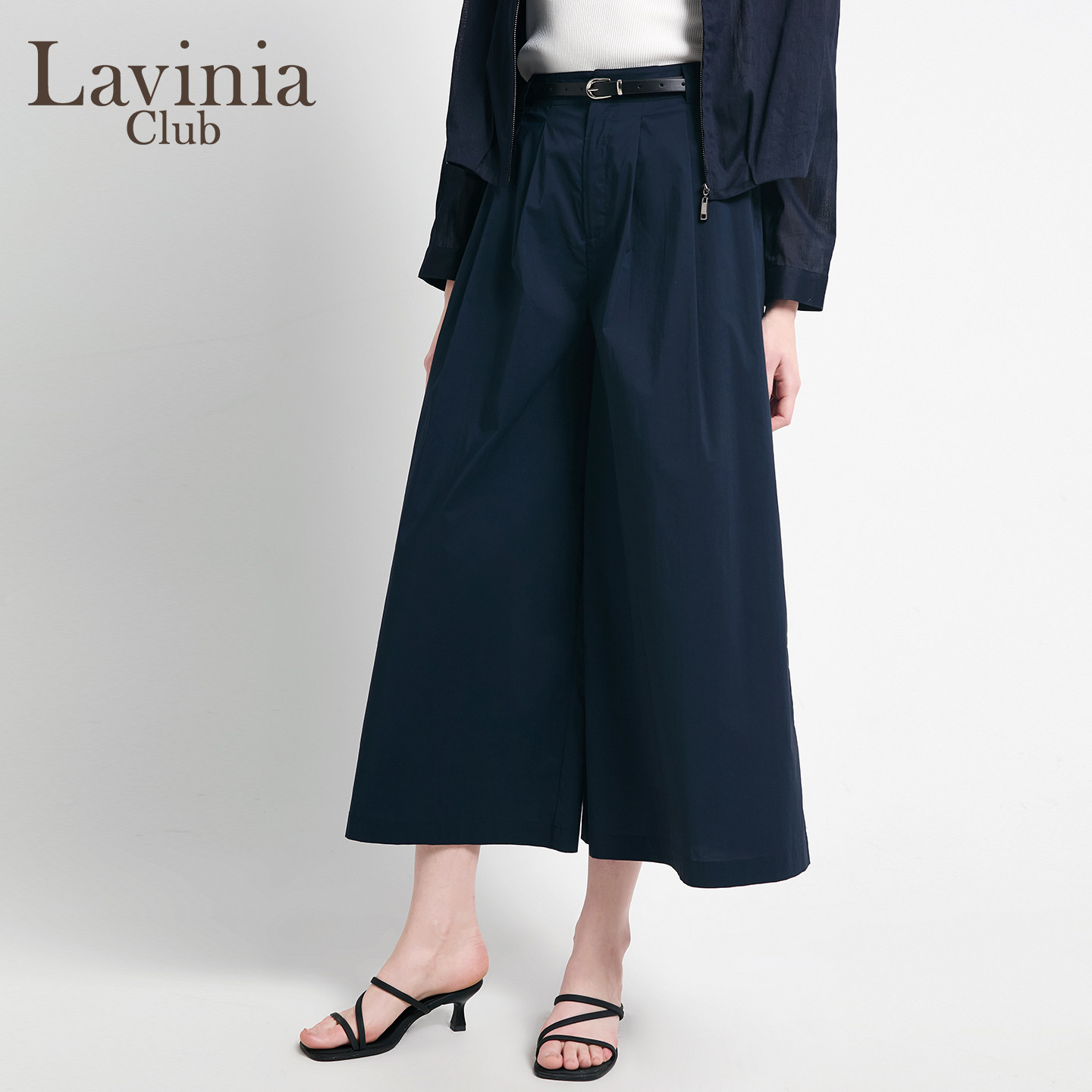 Lavinia高腰大阔腿休闲裤2026夏新款廓形宽松长裤OL通勤G63K101R