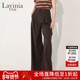 Lavinia格雷系阔腿裤 女R55K102 裤 2025秋新款 亚麻混纺通勤舒适西装