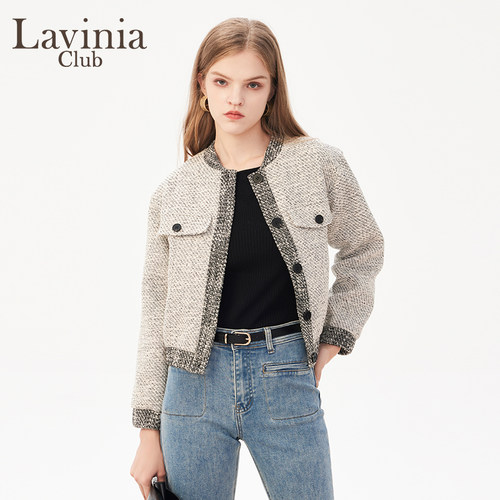 LaviniaClub气质小香风外套
