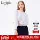 Lavinia春秋新款 小心机褶皱设计感优雅通勤气质衬衫 女J41C121