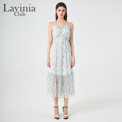 LaviniaClub气质吊带连衣裙