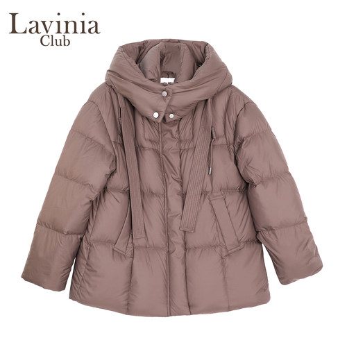 Lavinia高级感连帽面包羽绒服女