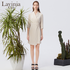 Lavinia 一片式高级感连衣裙女夏新款通勤工作面试西装裙B33L125P