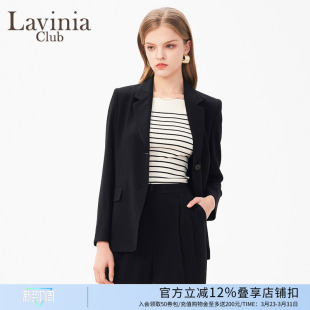 廓形西装 Lavinia拉维妮娅春秋款 小外套女B41W04P 商场同款