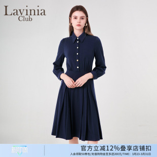 连衣裙J45L104 衬衫 LaviniaClub拉维妮娅通勤OL风女装 春秋新款