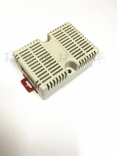 直销阻燃温湿度传感器外壳塑料壳体无线仪表壳导轨盒 65x46x28.5