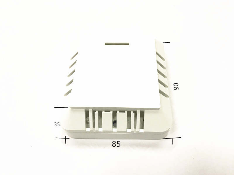 直销温湿度传感器外壳电子元件盒塑料外壳仪表壳体塑胶盒90x85x35