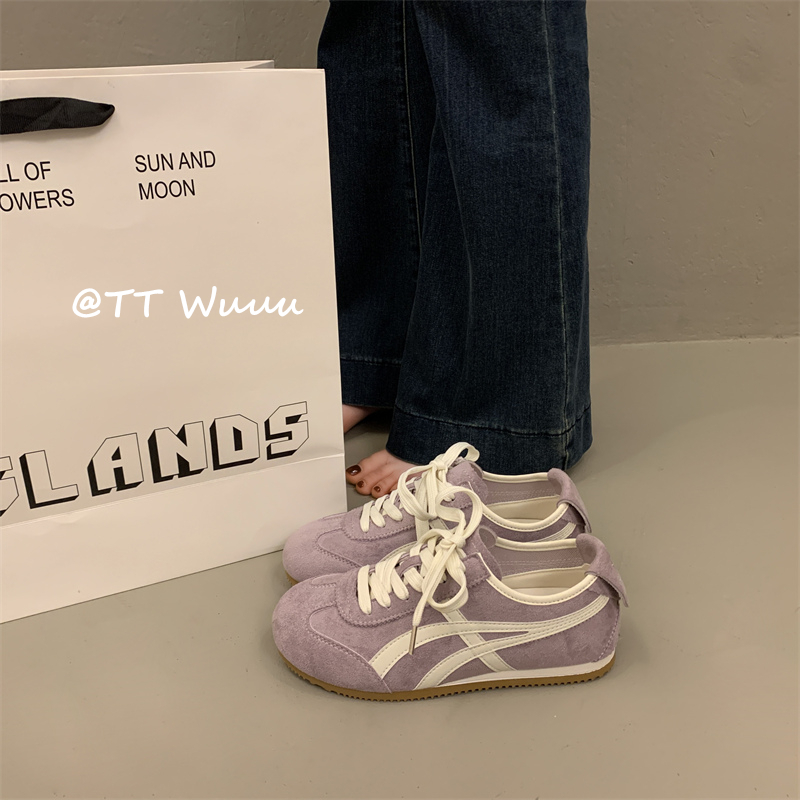阿甘鞋复古德训鞋女款夏季新款