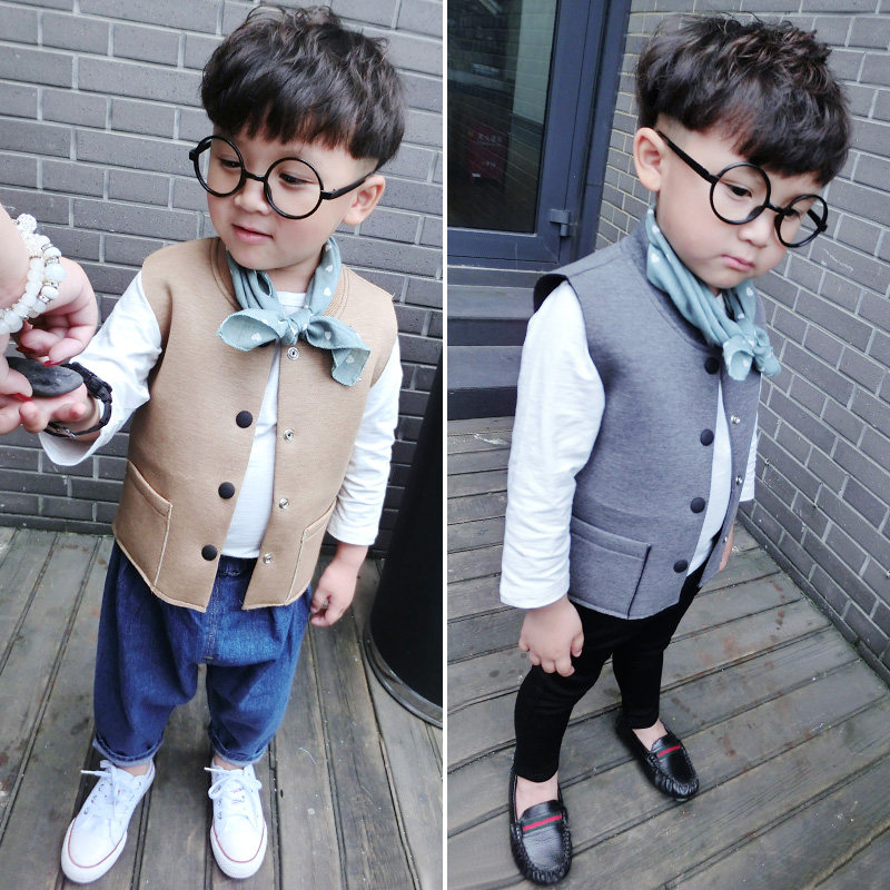 Gilet enfant MMY-MJ en Toile de coton - Ref 2070501 Image 1