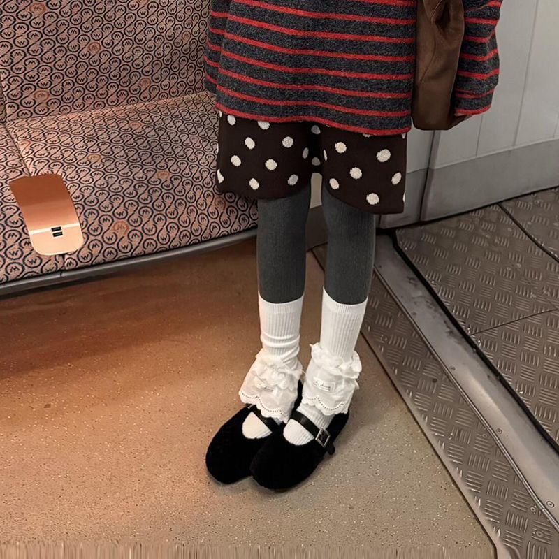 法式设计感针织波点短裙2025秋冬新款学院风A字半身裙百搭裙子