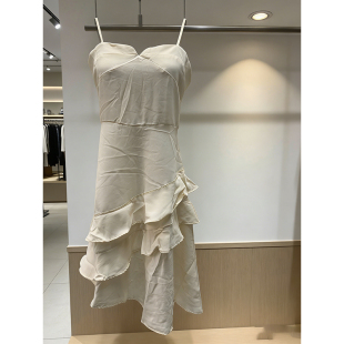 不规则韩系裙子 外穿小个子百搭无袖 新款 甜辣妹风吊带连衣裙修身