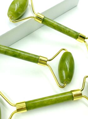 按摩器玉石滚轴滑轮木质脖子经络