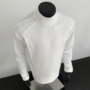 5w件+280g 2026春款德绒设计感长袖打底 人台模特 T2600 P13.5,男装T恤,电商A030