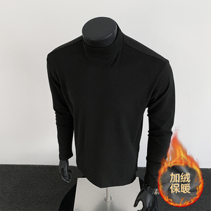 1w件+280g 加绒款德绒宽松基础长袖打底 人台模特 T2601-JR P16.5，男装T恤，电商A030