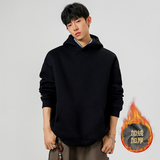 5W件+420g华棉加绒2026春连帽纯色套头卫衣无影墙WY801-JR特P35，男装卫衣，电商A030