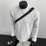 2W件+280g曼巴棉2026春款解构拼接长袖T恤假模特T2598特P15，男装T恤，电商A030