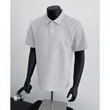 5千件曼巴棉250g2026春款美式polo衫短袖男复古t恤P2568P18，男装T恤，电商A030