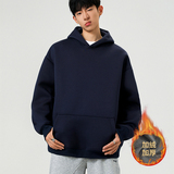 5W件+420g华棉加绒2026春连帽纯色套头卫衣无影墙WY801-JR特P35，男装卫衣，电商A030