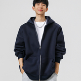 2W件+420g华棉加厚2026春款纯色拉链连帽卫衣无影墙WY802特P38，男装卫衣，电商A030