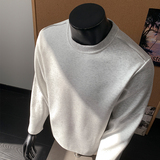 2000件华棉320g2026春款长袖拉链T恤人台假模T2605P20，男装T恤，电商A030