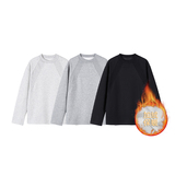 1w件420g曼巴棉加绒2026春款拼接长袖T恤上衣假模特T2598-JR特P19，男装T恤，电商A030